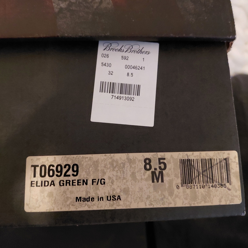 Brooks Brothers Elida Green Shoes